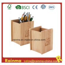 Bamboo Pen Holder for Office Supply